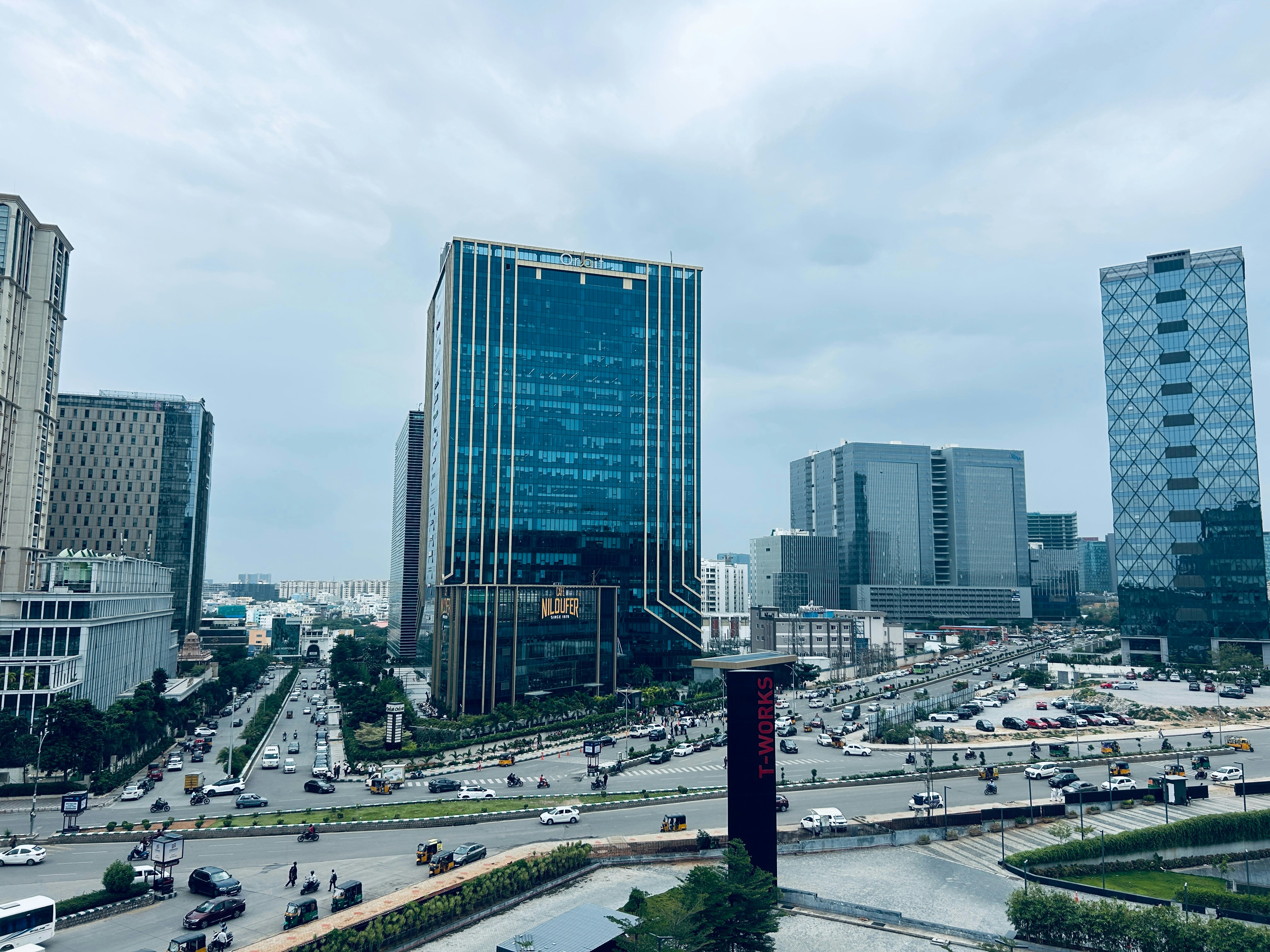 Lagos skyline background